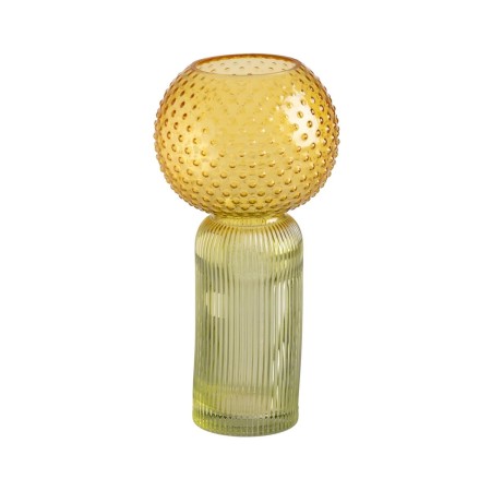 Vase Jaune Vert Verre