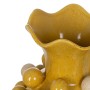 Vase Jaune Blanc Céramique 28,3 x 28,3 x 39,7 cm