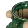 Vase Blanc Vert Céramique 24,7 x 24,7 x 34 cm