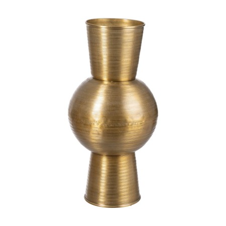 Vase Doré Aluminium 25,4 x 25,4 x 50,8 cm