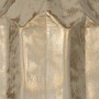 Jarrón Beige Dorado Hierro 23 x 23 x 52 cm