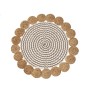 Alfombra NATUR V Blanco Natural 90 x 90 x 1 cm