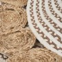 Alfombra NATUR V Blanco Natural 90 x 90 x 1 cm
