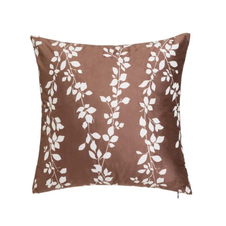 Coussin RISE Marron Imprimé Velours 45 x 10 x 45 cm