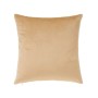Coussin SUNRAY Beige Doré Imprimé Velours 45 x 8 x 45 cm