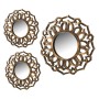 Miroir mural Doré 65 x 3,5 x 53 cm (3 Unités)