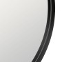 Miroir mural Noir 120 x 4,2 x 120 cm