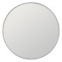 Miroir mural Noir 120 x 4,2 x 120 cm