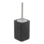 Brosse de salle de wc Noir Céramique 11 x 11 x 33 cm