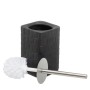Brosse de salle de wc Noir Céramique 11 x 11 x 33 cm