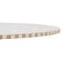 Mesa auxiliar Blanco Dorado 91,4 x 91,4 x 74 cm