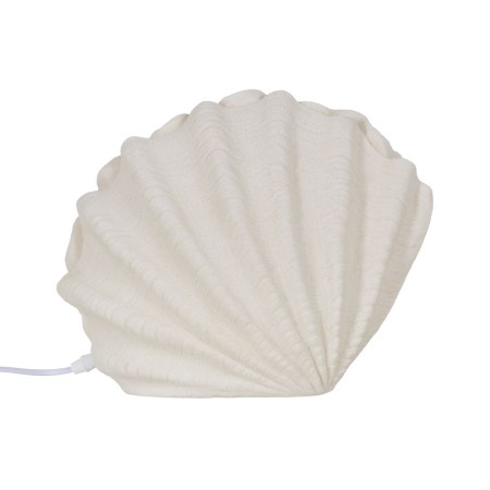Lampe de bureau Blanc Résine Pierre Sable 35,5 x 18 x 28,2 cm