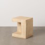 Table d'appoint Beige 38,5 x 38,5 x 46 cm