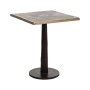 Table d'appoint Noir Naturel 60 x 60 x 73 cm