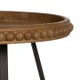 Table d'appoint Noir Naturel 52 x 52 x 54,5 cm