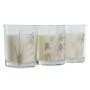 Bougie DKD Home Decor Traditionnel (3 pcs) (8 x 8 x 10 cm)