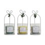 Bougie DKD Home Decor Sunshine Tropical (3 pcs) (8.5 x 8.5 x 20 cm)