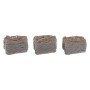 Bougie DKD Home Decor méditerranéen (3 pcs) (8 x 7.4 x 4.6 cm)