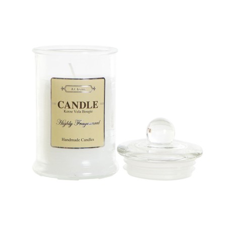 Bougie Parfumée DKD Home Decor Blanc (6 x 6 x 11 cm)