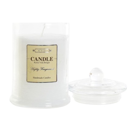 Bougie Parfumée DKD Home Decor Blanc (8.5 x 8.5 x 15 cm)