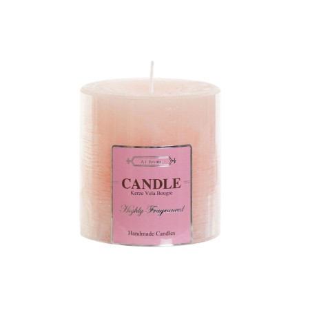 Bougie Parfumée DKD Home Decor Rose (7 x 7 x 7 cm)