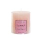 Bougie Parfumée DKD Home Decor Rose (7 x 7 x 7 cm)