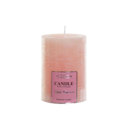 Bougie Parfumée DKD Home Decor Rose (7 x 7 x 9.5 cm)