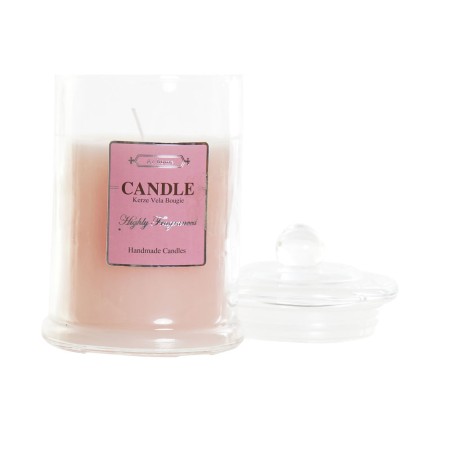 Bougie Parfumée DKD Home Decor Rose (8.5 x 8.5 x 15 cm)