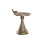 Bougeoir DKD Home Decor Champagne Aluminium Oiseau (16 x 10 x 19 cm)