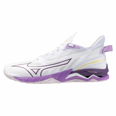 Chaussures de sport pour femme Mizuno Wave Mirage 5 Blanc Femme Handball
