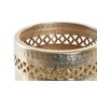 Cache-pot DKD Home Decor Doré Cuivre Aluminium Arabe (2 Unités) (17 x 17 x 17 cm)