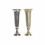 Vase DKD Home Decor Doré Champagne Argenté Aluminium Moderne (13 x 13 x 33 cm) (2 Unités)