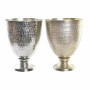 Vase DKD Home Decor Doré Verre Champagne Argenté Aluminium Moderne (22 x 22 x 29 cm) (2 Unités)