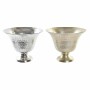 Vase DKD Home Decor Doré Verre Champagne Argenté Aluminium Moderne (2 Unités) (30 x 30 x 23 cm)