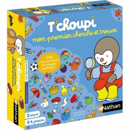 Jouet Educatif Nathan T'choupi my first seek and find (6 Unités)