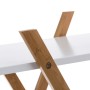 Etagère de salle de bains Blanc Naturel 125 x 30 x 103 cm