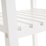Etagère de salle de bains Blanc 31 x 31 x 102 cm