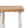 Console Blanc Naturel 120 x 40 x 80 cm