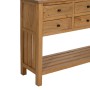 Console Naturel 130 x 35 x 85 cm