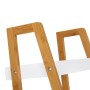 Etagère de salle de bains Blanc Naturel 35 x 34 x 98 cm