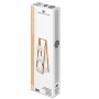 Estantería de Baño Blanco Natural 30 x 19 x 81 cm