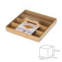 Range-couverts Naturel Bambou 31 x 31 x 6,5 cm