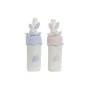 Porte-biberon DKD Home Decor Bleu Rose Lapin Polyester (9 x 10 x 30 cm) (2 Unités)