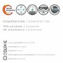 Funda para chaise longue de brazo corto izquierdo Eysa (Reacondicionado B)