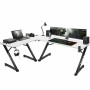 Bureau Gaming Huzaro HERO 7.0 Blanc Métal (Reconditionné A)