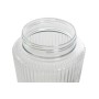 Pot en verre DKD Home Decor Argenté Transparent Aluminium