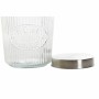 Pot en verre DKD Home Decor Argenté Transparent Aluminium