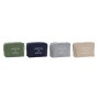 Trousse de toilette DKD Home Decor Gris Vert Crème Blue marine (20 x 8 x 14 cm) (4 Unités)