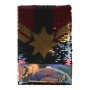 Cuaderno de Notas Sirena Mágica de Lentejuelas Captain Marvel Multicolor