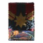 Cuaderno de Notas Sirena Mágica de Lentejuelas Captain Marvel Multicolor